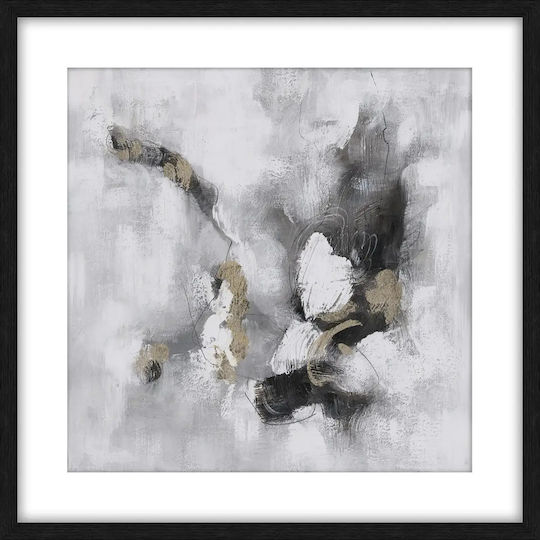 Πίνακας Τοίχου Obraz Granite 105‑9774 80x80 Minimal Wall Art Άσπρο Γκρί Μαύρο Χρυσό Πίνακας Τοίχου Obraz Granite 105‑9774 80x80 Minimal Wall Art Άσπρο Γκρί Μαύρο Χρυσό