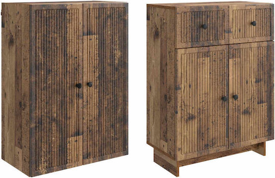 Кафяви Етажерки (2 Броя) 66x34.5x90 см