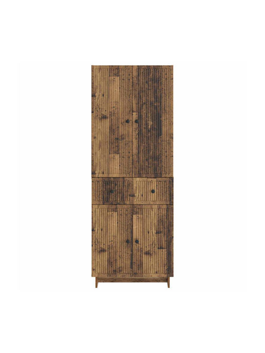 Bücherregale Braune 2Stücke 66x34.5x90cm
