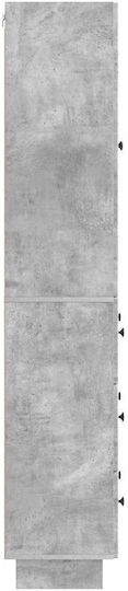 Βιβλιοθήκες Γκρι (2τμχ) 66x34.5x90εκ.