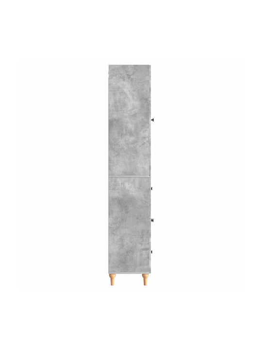 Βιβλιοθήκες Γκρι (2τμχ) 66x34.5x90εκ.