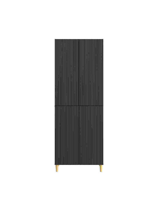 Черни Етажерки (2 Броя) 66x34.5x90 см