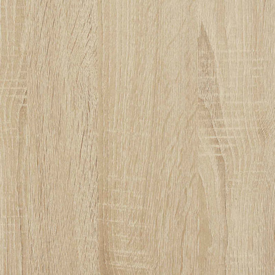 Wall Living Room Cabinet made of Particle Board Brown 66x34.5x90cm