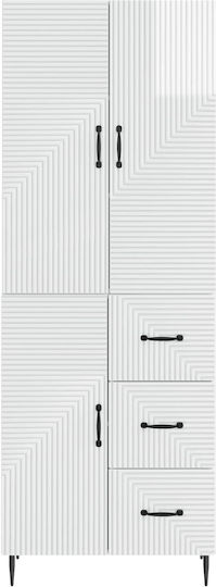 Библиотеки Бели (2 Бр.) 66x34.5x89.5 см