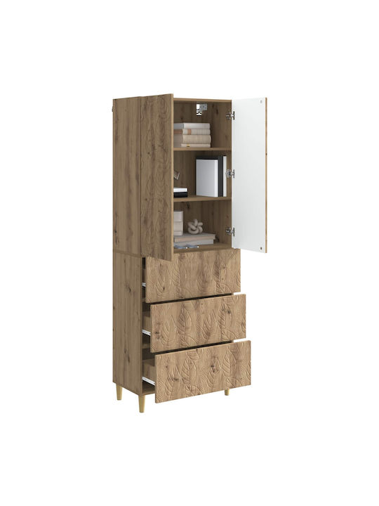 Brown Bookcases (2 Pieces) 66x34.5x90cm