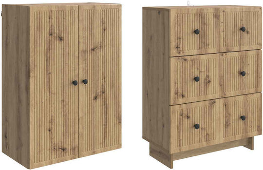 Bücherregale Braune 2Stücke 66x34.5x90cm