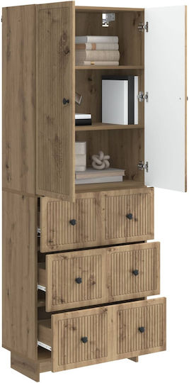 Bücherregale Braune 2Stücke 66x34.5x90cm