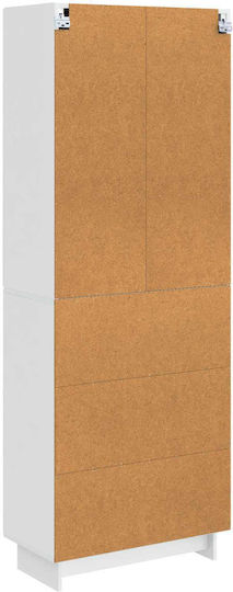 Библиотеки Бели (2 бр.) 66x34.5x90 см