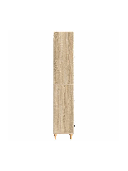 Βιβλιοθήκες Καφέ (2τμχ) 66x34.5x95εκ.