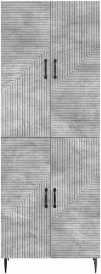 Сиви Етажерки (2 Броя) 66x34.5x89.5 см