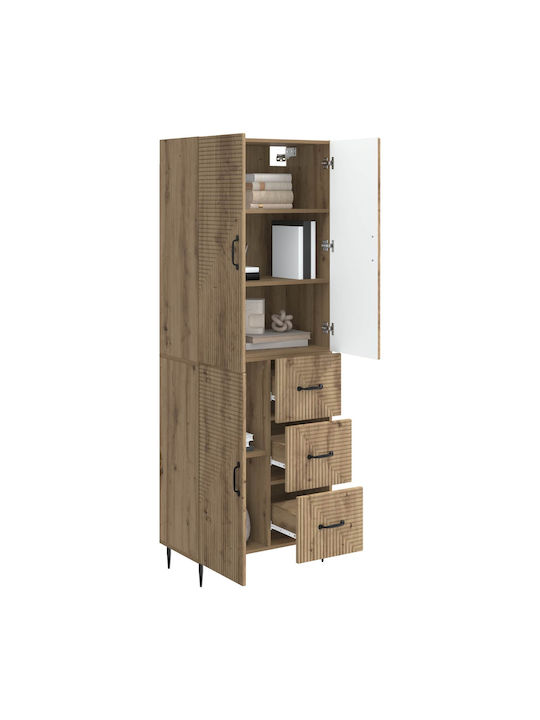 Bücherregale Braune 2Stücke 66x34.5x89.5cm