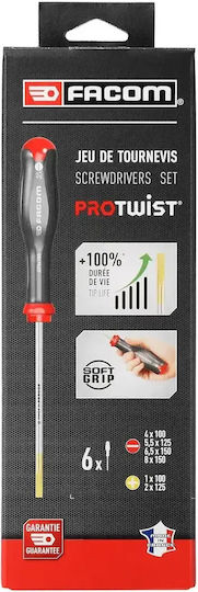 Facom Set 6 Electrician Precision Screwdrivers