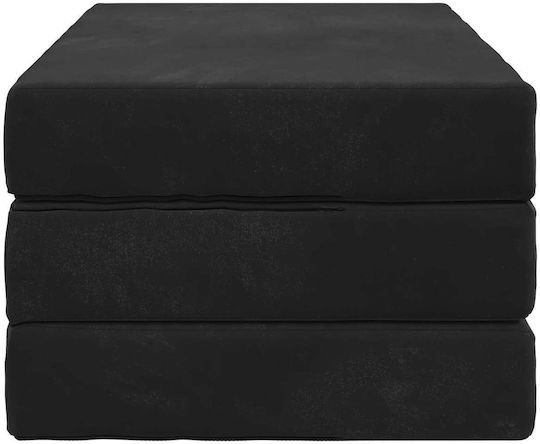 Πολυμορφικός Πουφ Καναπές Μαύρο 80x67x45cm