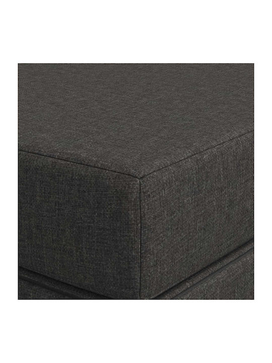 Multifunctional Bean Bag Sofa Dark Gray 200x67x45cm
