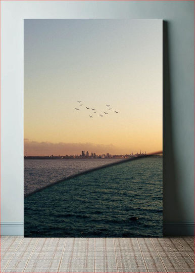 City Across The Sea At Sunset Πόλη Απέναντι Από Τη Θάλασσα Στο Ηλιοβασίλεμα City Across The Sea At Sunset Πόλη Απέναντι Από Τη Θάλασσα Στο Ηλιοβασίλεμα