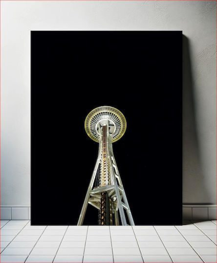Space Needle At Night Διαστημική Βελόνα Τη Νύχτα Space Needle At Night Διαστημική Βελόνα Τη Νύχτα