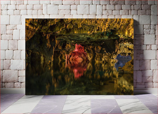 Illuminated Cave Reflection Φωτιζόμενη Αντανάκλαση Σπηλαίου 1 σε Καμβά με LED Φωτισμό Illuminated Cave Reflection Φωτιζόμενη Αντανάκλαση Σπηλαίου 1 σε Καμβά με LED Φωτισμό