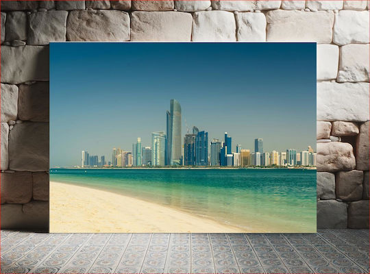 Cityscape By The Sea Αστικό Τοπίο Δίπλα Στη Θάλασσα 1 σε Καμβά Cityscape By The Sea Αστικό Τοπίο Δίπλα Στη Θάλασσα 1 σε Καμβά