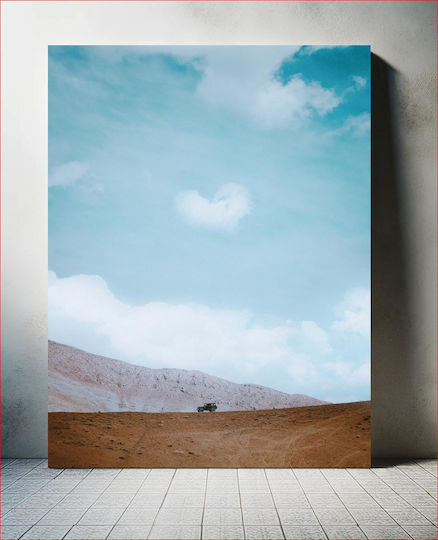 Lonely Car In The Desert Μοναχικό Αυτοκίνητο Στην Έρημο