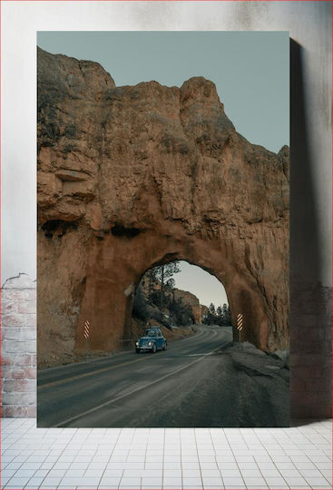 Car Through The Rock Arch Αυτοκίνητο Μέσα Από Την Αψίδα Του Βράχου