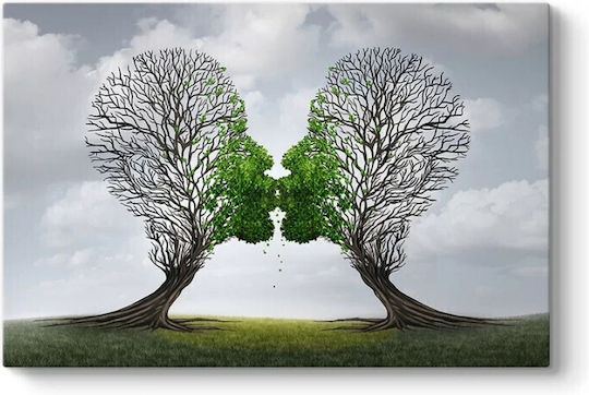 Megapap Trees Growing with Love σε Καμβά