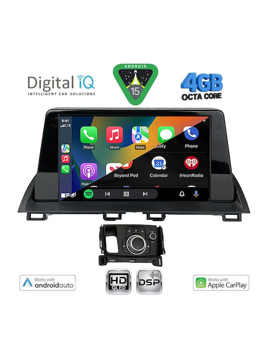 Digital IQ Car Audio System for Mazda CX-4 2014 with Touch Screen 9" Digital IQ BXF 16386 CPAA Bluetooth USB Wi-Fi GPS Apple CarPlay Android Auto