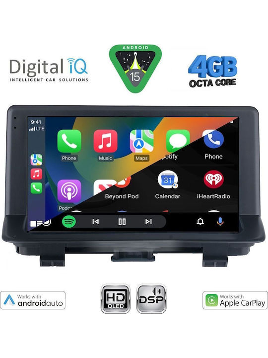 Digital IQ Car Audio System for Audi Q3 2012-2018 Bluetooth USB WiFi GPS Apple CarPlay Android Auto with 9" Touch Screen