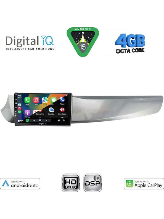 Digital IQ Car Audio System for Alfa Romeo Giulietta 2010-2014 Bluetooth USB WiFi GPS Apple CarPlay Android Auto with 9" Touch Screen