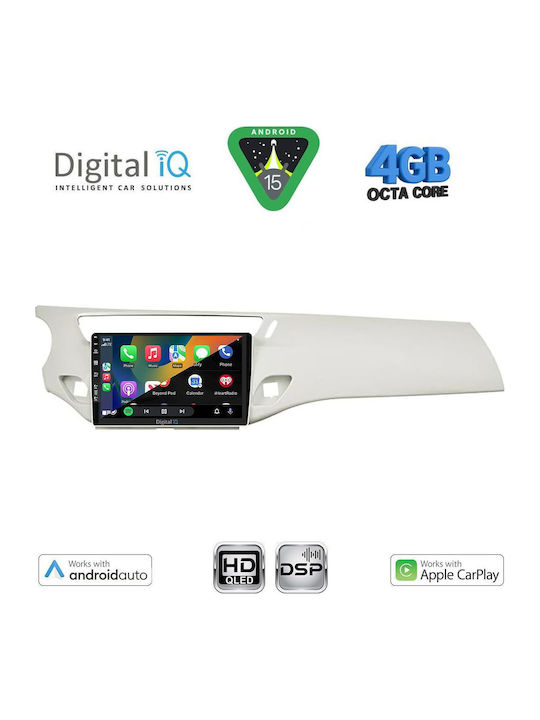 Digital IQ Car Audio System for Citroen C3 / DS3 2009-2016 (Bluetooth/USB/WiFi/GPS/Apple CarPlay/Android Auto) with 9" Touch Screen