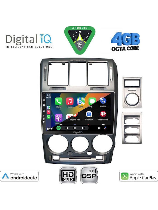 Digital IQ Car Audio System for Hyundai Getz 2002-2011 Bluetooth USB WiFi GPS Apple CarPlay Android Auto with 9" Touch Screen