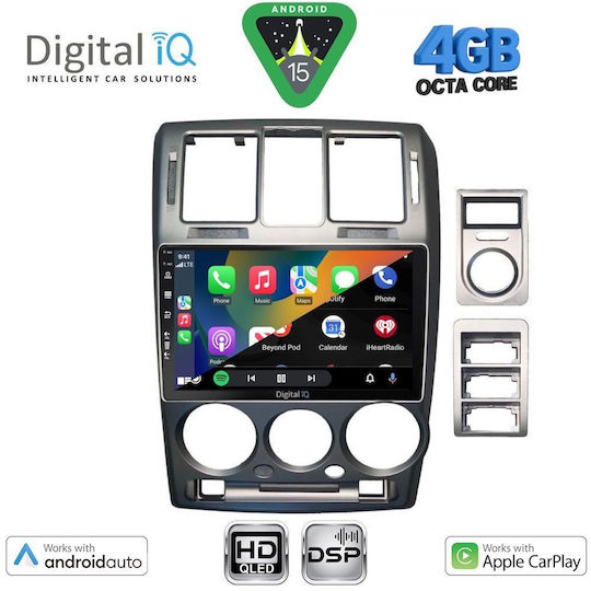 Digital IQ Car Audio System for Hyundai Getz 2002-2011 Bluetooth USB WiFi GPS Apple CarPlay Android Auto with 9" Touch Screen