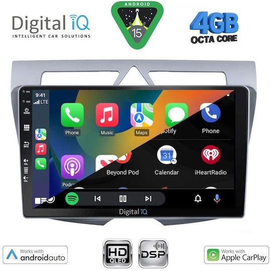 Digital IQ Car Audio System for Kia Picanto 2008-2011 Bluetooth USB WiFi GPS Apple CarPlay Android Auto with 9" Touch Screen