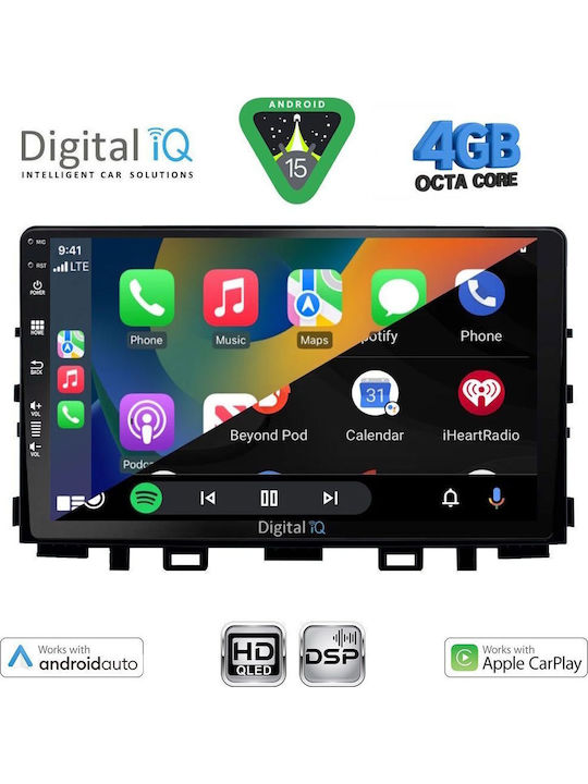 Digital IQ Car Audio System for Kia Rio Stonic 2018+ with Touch Screen 9"
