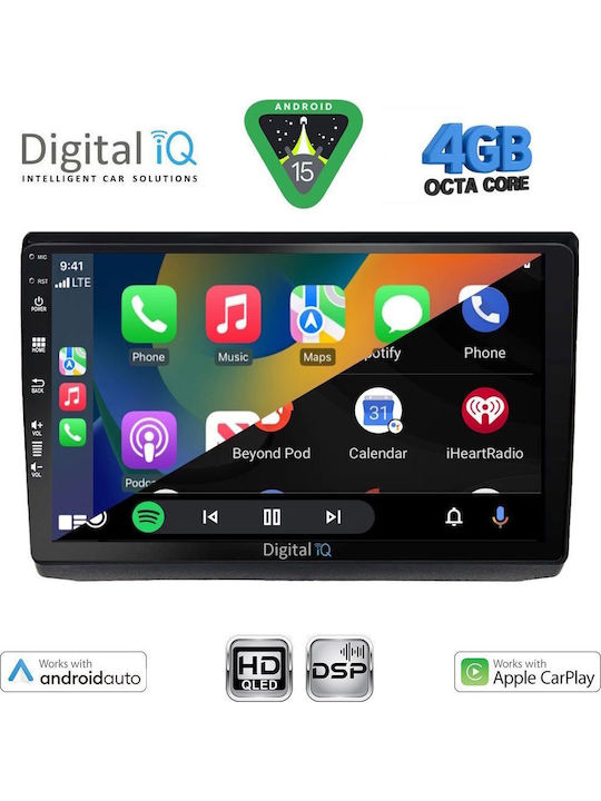Digital IQ Car Audio System for Opel Vivaro Renault Trafic Nissan Primastar 2004-2015 (Bluetooth/USB/WiFi/GPS/Apple CarPlay/Android Auto) with 10" Touch Screen