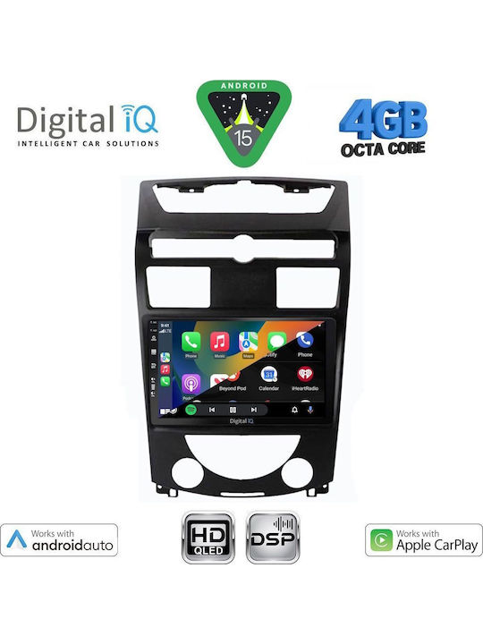 Digital IQ Car Audio System for Ssangyong Rexton 2006-2015 Bluetooth USB WiFi GPS Apple CarPlay Android Auto with 10" Touch Screen