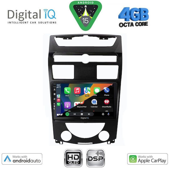 Digital IQ Car Audio System for Ssangyong Rexton 2006-2015 Bluetooth USB WiFi GPS Apple CarPlay Android Auto with 10" Touch Screen