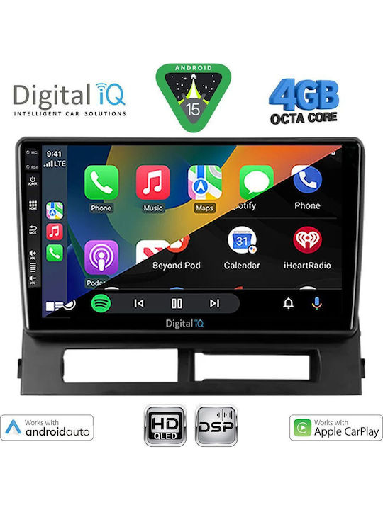 Digital IQ Car Audio System for Toyota Prius 2003-2009 Bluetooth USB WiFi GPS Apple CarPlay Android Auto with 9" Touch Screen