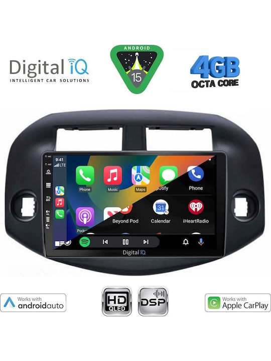 Digital IQ Car Audio System for Toyota RAV 4 2006-2012 (Bluetooth/USB/WiFi/GPS/Apple CarPlay/Android Auto) with 10" Touch Screen