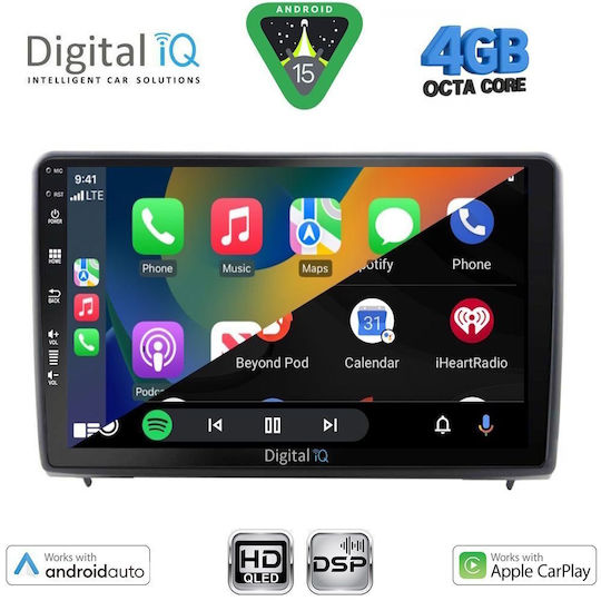 Digital IQ Ηχοσύστημα Αυτοκινήτου για Ford EcoSport 2018-2022 (Bluetooth/USB/WiFi/GPS/Apple-Carplay/Android-Auto) με Οθόνη Αφής 10"