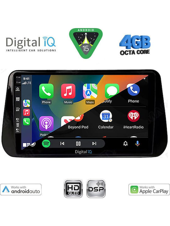 Digital IQ Car Audio System for Hyundai iX45 / Santa Fe 2021-2023 (Bluetooth/USB/WiFi/GPS/Apple CarPlay/Android Auto) with 10" Touch Screen