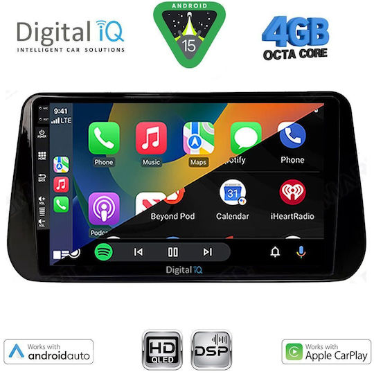 Digital IQ Ηχοσύστημα Αυτοκινήτου για Hyundai iX45 / Santa Fe 2021-2023 (Bluetooth/USB/WiFi/GPS/Apple-Carplay/Android-Auto) με Οθόνη Αφής 10"