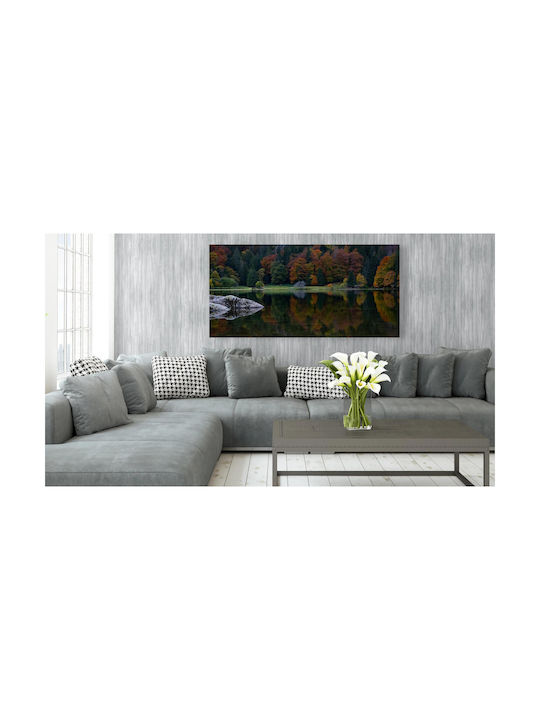 Painting Autumn Reflections By Lake Autumn Reflections Next To The Lake 170x115