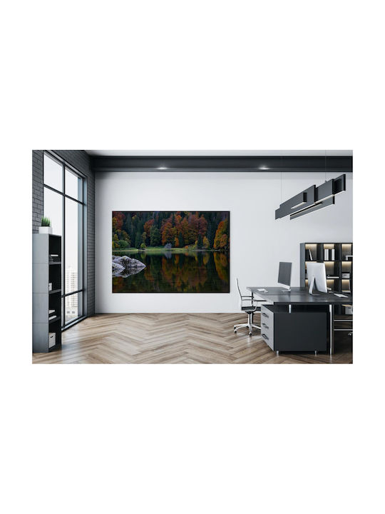 Painting Autumn Reflections By Lake Autumn Reflections Next To The Lake 170x115