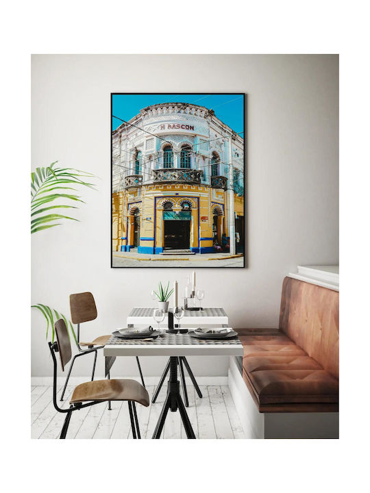 Πίνακας Colorful Historical Building Πολύχρωμο Ιστορικό Κτήριο 70x100