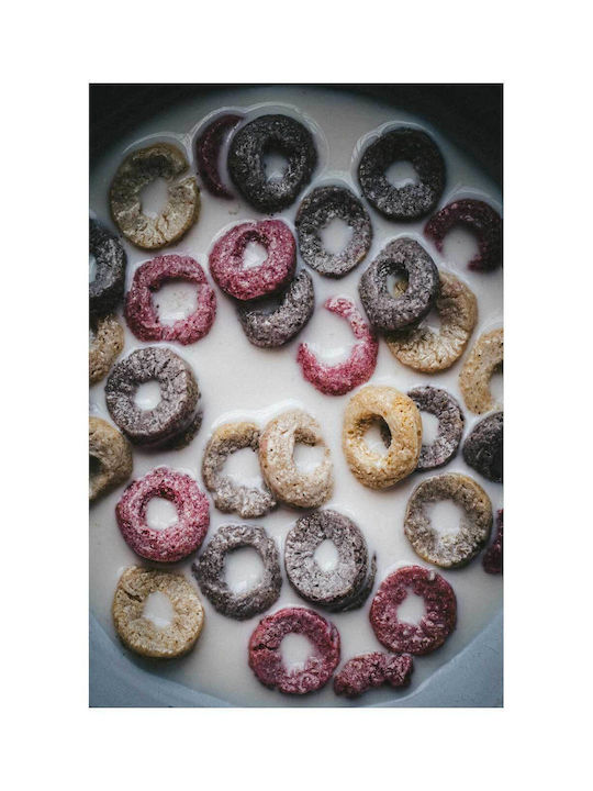 Панел Colorful Cereal In Milk Полихромни Зърнени Храни В Мляко 70x100