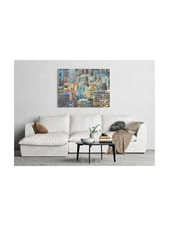 Πίνακας Colorful Urban Cityscape Πολύχρωμο Αστικό Τοπίο 120x80