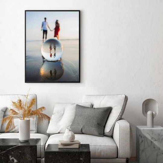 Πίνακας Couple Holding Hands Reflection Ζευγάρι Κρατά Χέρια Αντανάκλαση 80x120