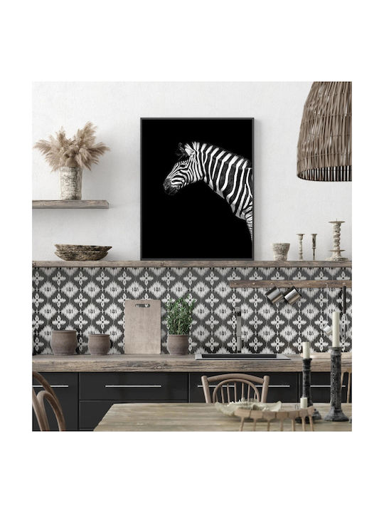 Панел Zebra В Черно Бяло Zebra В Черно Бяло 70x100