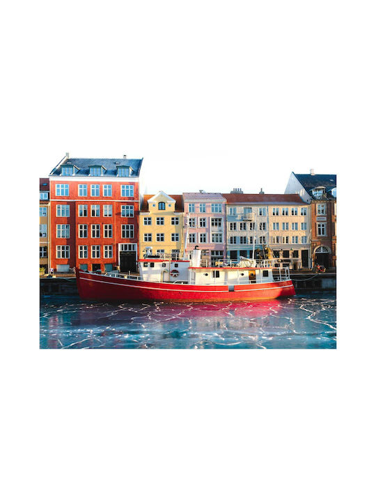 Панел Red Boat By Colorful Buildings Red Boat By Colorful Buildings 120x80