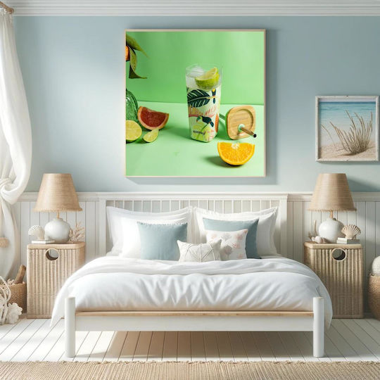 Πίνακας Colorful Citrus Drink Still Life Πολύχρωμο Ποτό Εσπεριδοειδών Νεκρή Φύση 80x80 Πίνακας Colorful Citrus Drink Still Life Πολύχρωμο Ποτό Εσπεριδοειδών Νεκρή Φύση 80x80